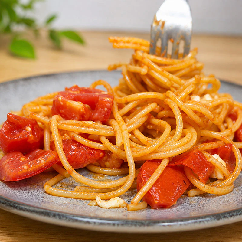 🍝 Паста с овощами и сыром в духовке